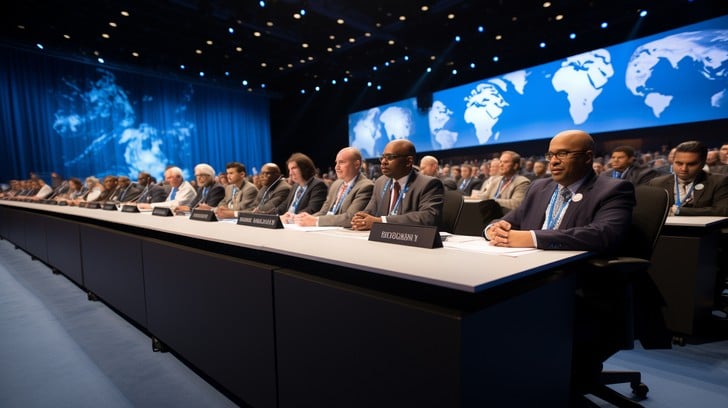 Conference or summit with diverse attendees